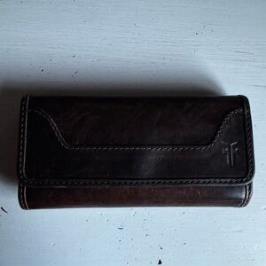 Frye Melissa Brown Leather Wallet
